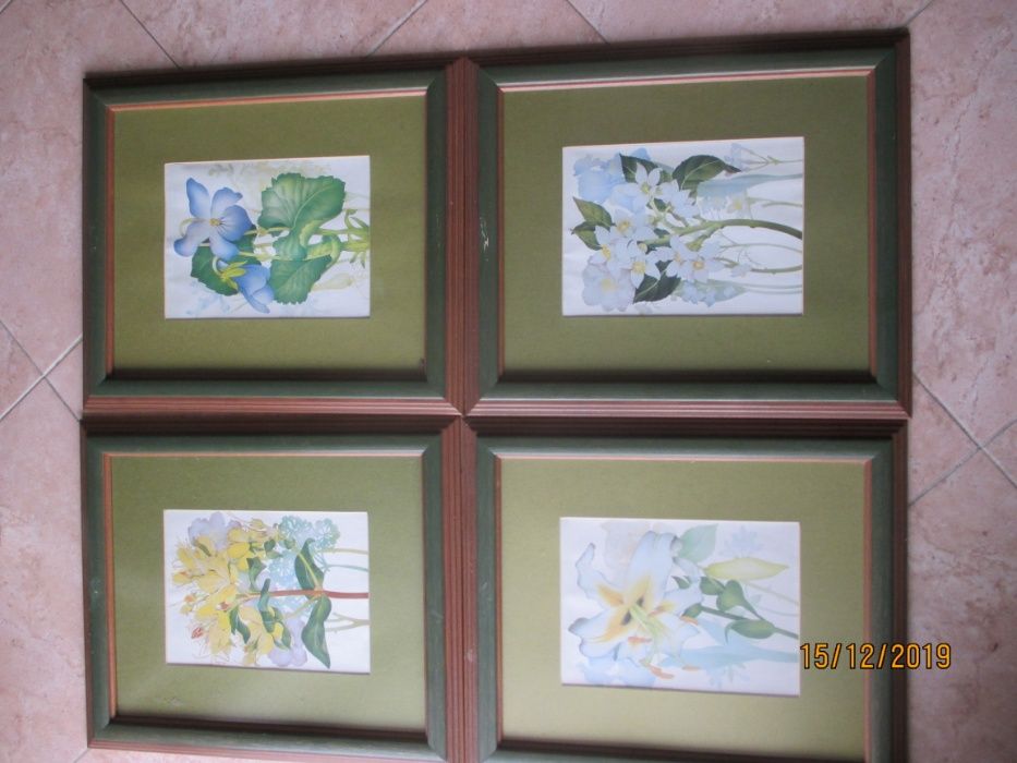 4 quadros muito bonitos p/ decoração