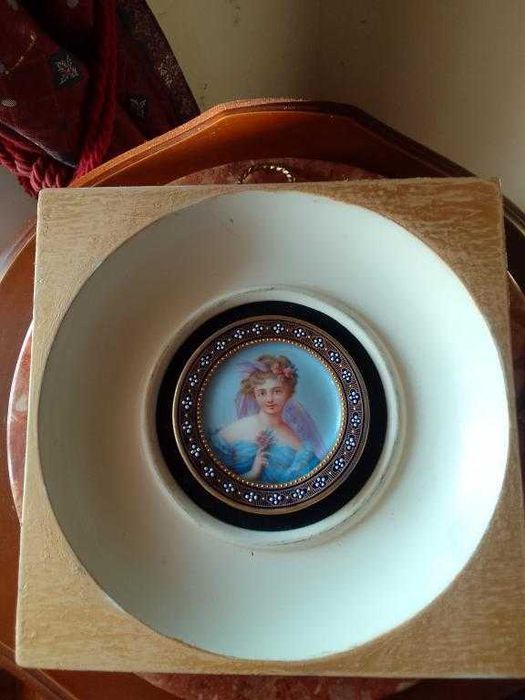 Статуэтка.Прощание и встреча. JACOB PETIT (Paris, France)  1830 - 1862