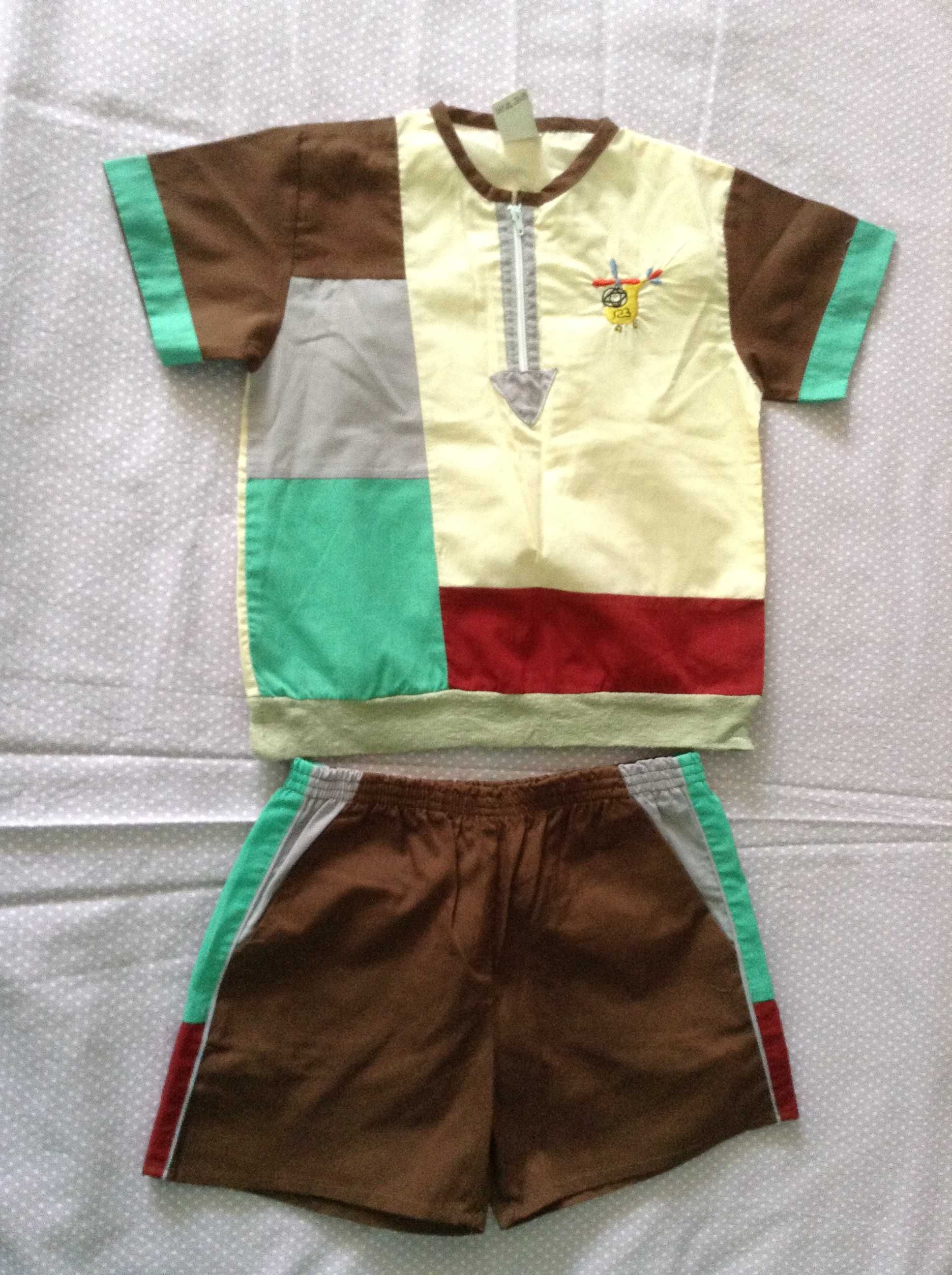 Детский летний костюм (рубашка, шорты)