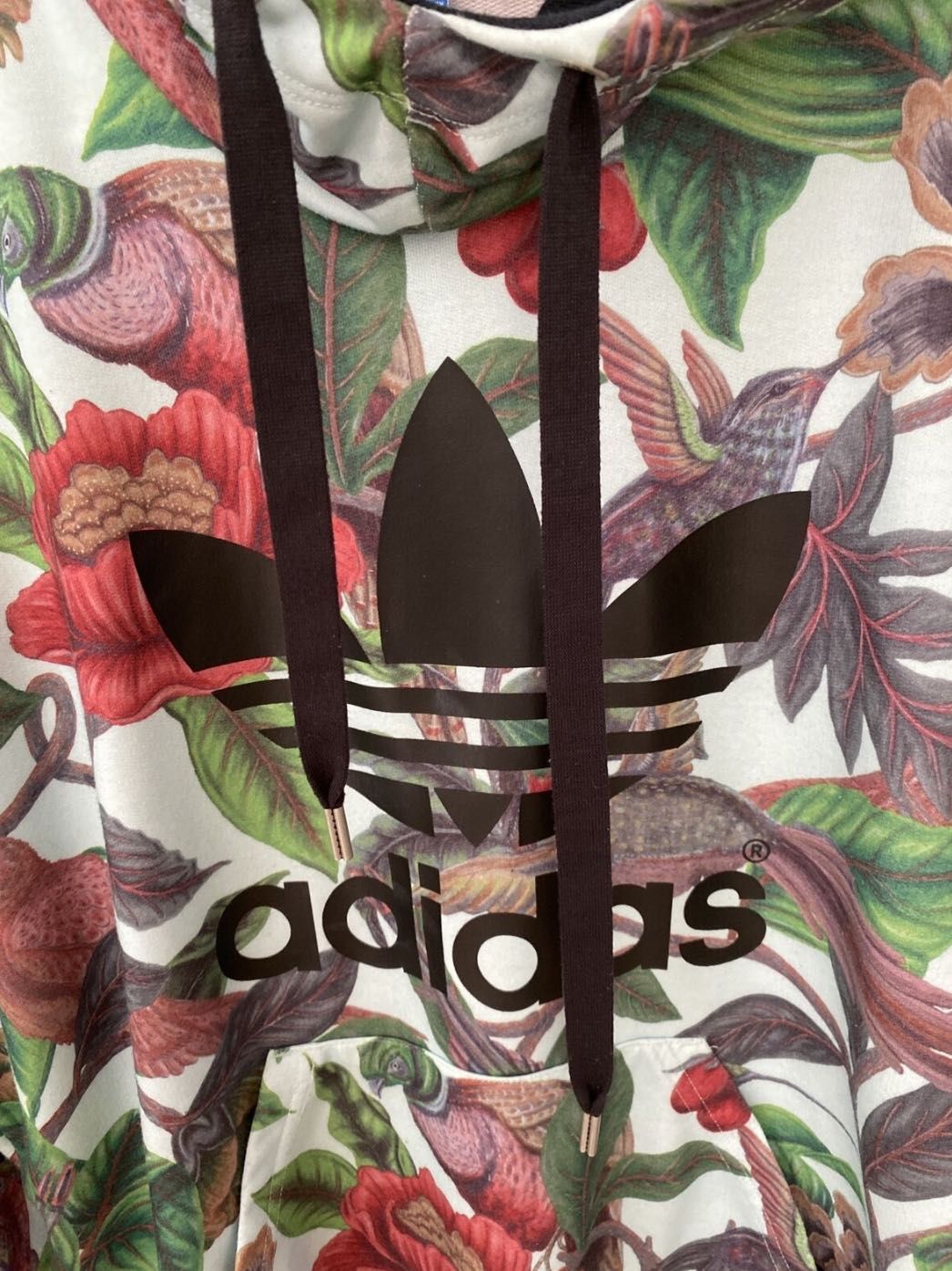 ADIDAS bluza Battle of the Bird rajskie ptaki M z kapturem AB9339