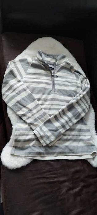 Polar szaro beżowy Mountain Warehouse r. 38 długi rękaw zamek paski