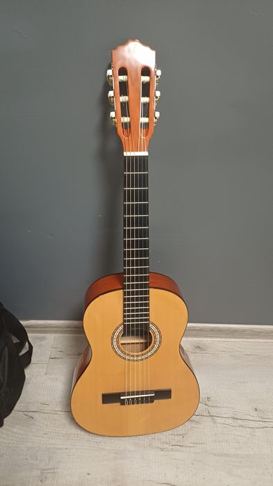 Gitara klasyczna 1/2 + pokrowiec (6-8 lat) wzrost 120-135cm j.nowa