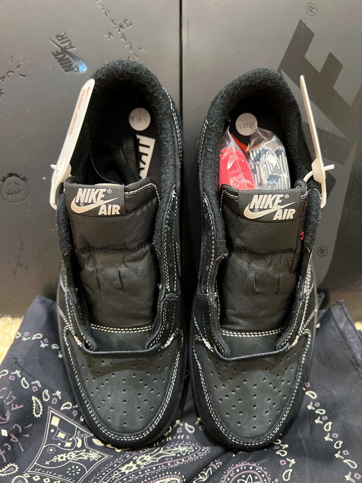 Buty Jordan 1RetroLowOGSP TravisScottBlackPhantom Trampki Moda R.43