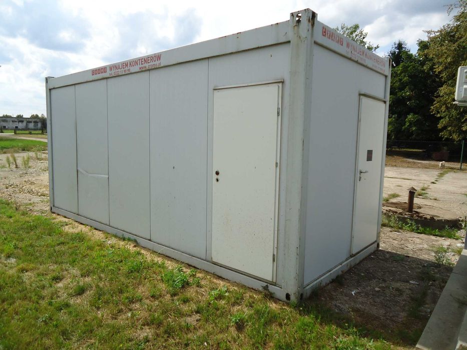 Kontener socjalny sanitarny wc prysznic zaplecze 6,05x2,45x2,8-h