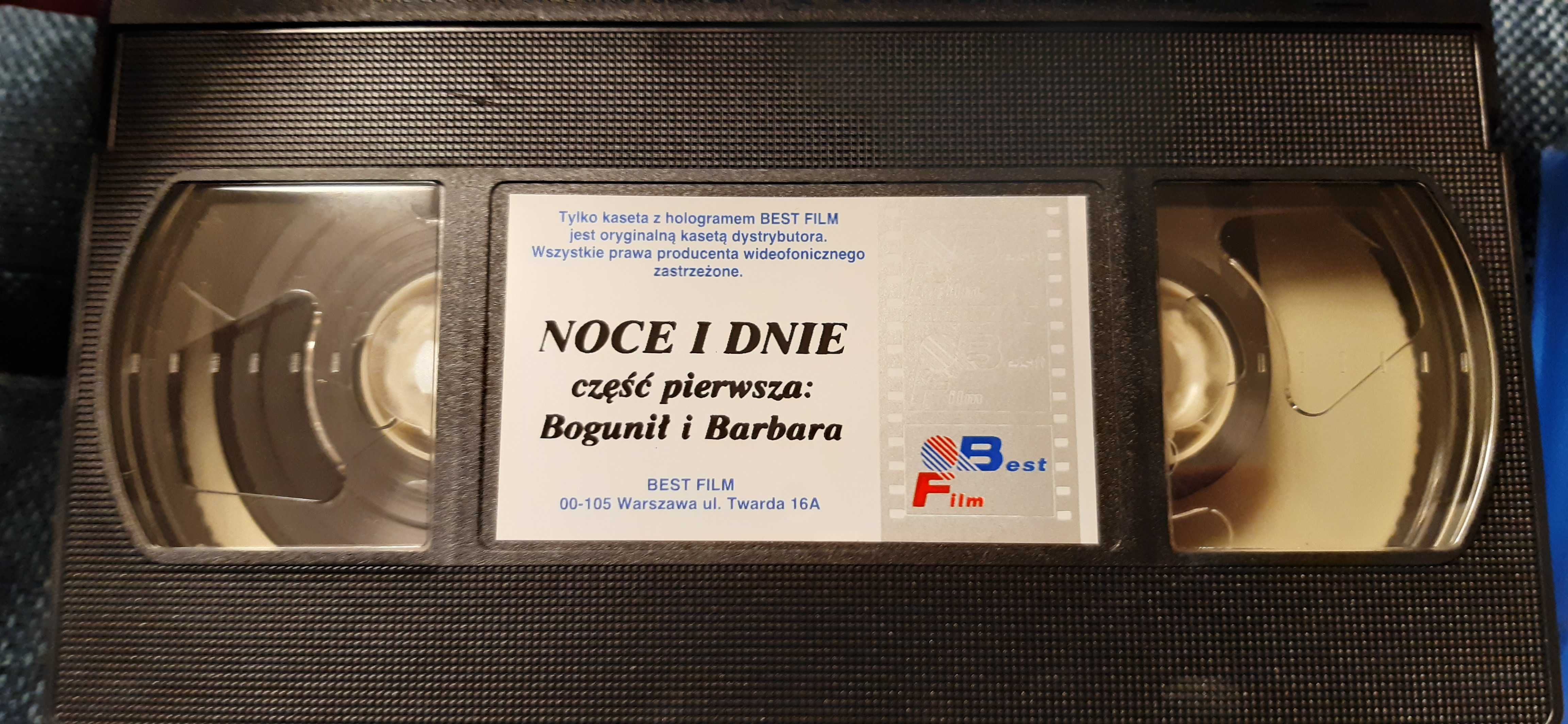 Noce i dnie - cz.1-2, vhs 2 kasety , jedna jeszcze w folii