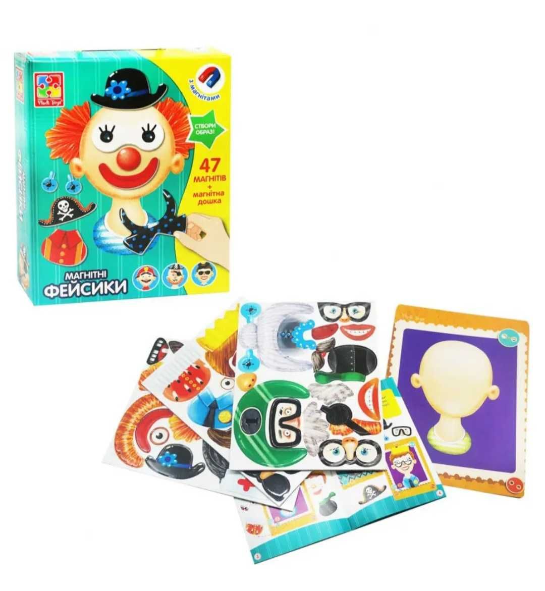 Настольная магнитная игра "Фейсики"