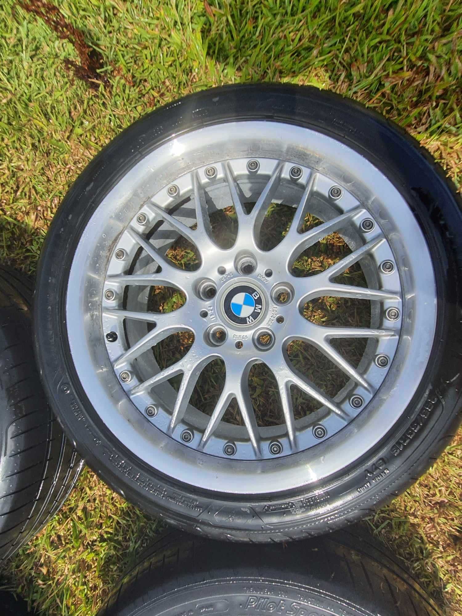 5 Jantes 18 BBS RS744 e RS745 5x120 com pneus como novos