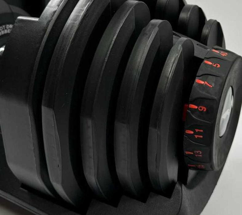 Регульована гантель 40 кг гантелі 17 рівнів ваги 5-40 кг з підставкою