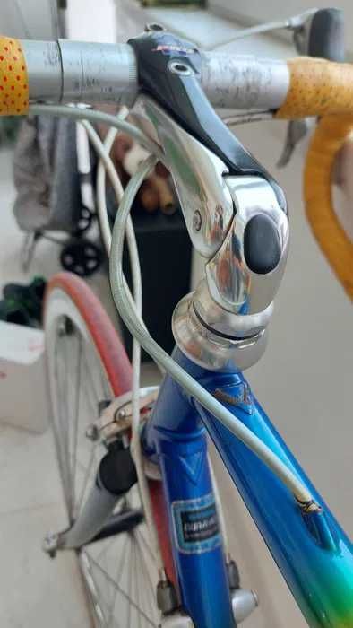 Bicicleta estrada clássica, quadro reynolds, aros campagnolo
