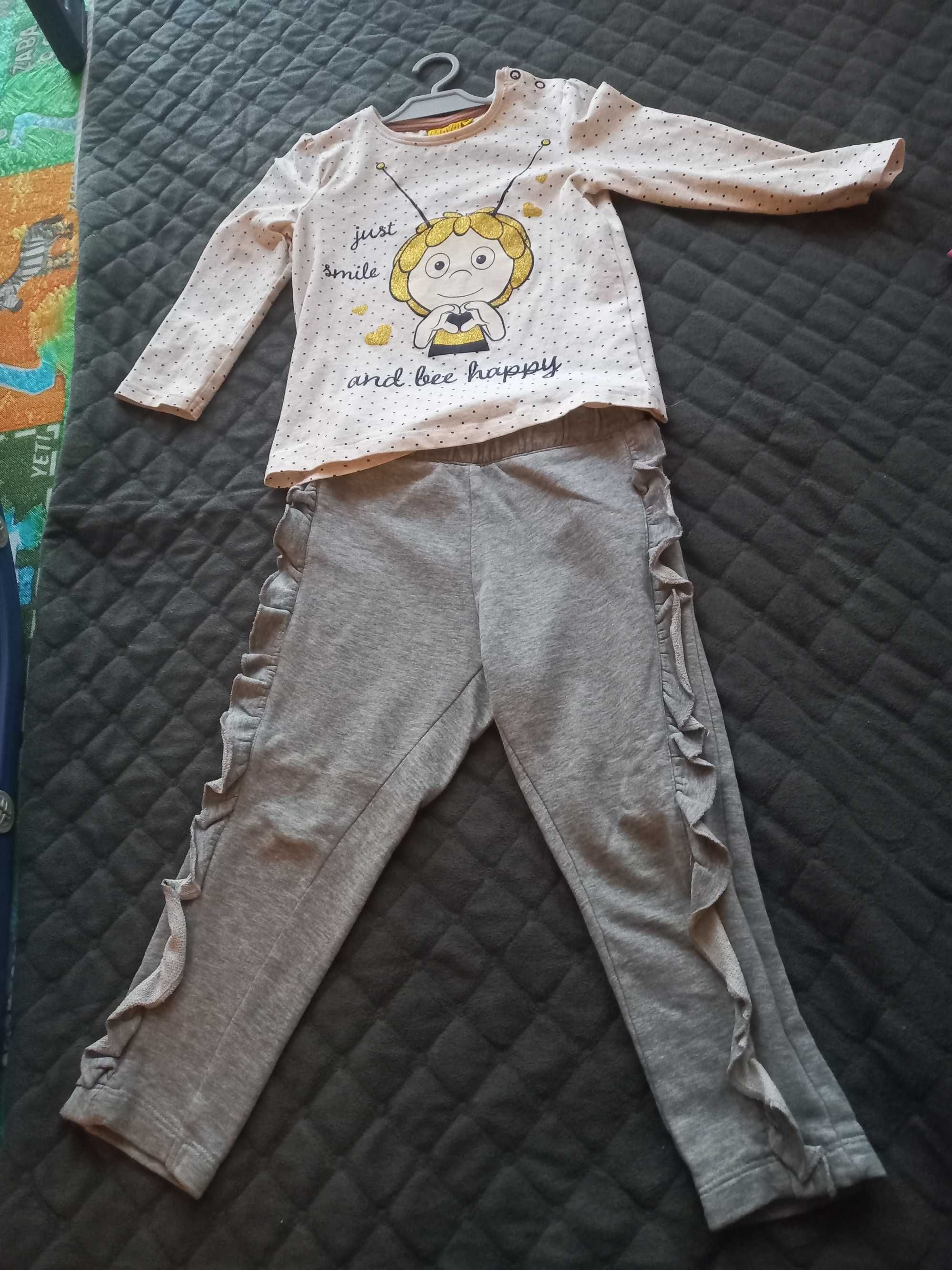 Zestaw bluzek i spodnie  dziewczynka 98