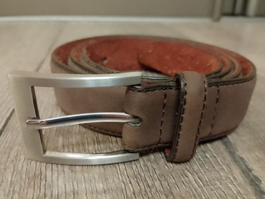Шкіряний ремінь  JEFF&CO новий