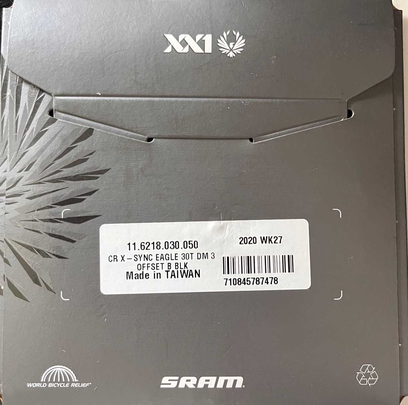 Zębatka Sram XX1 Eagle x - sync 30T 3mm DM blat tarcza naped