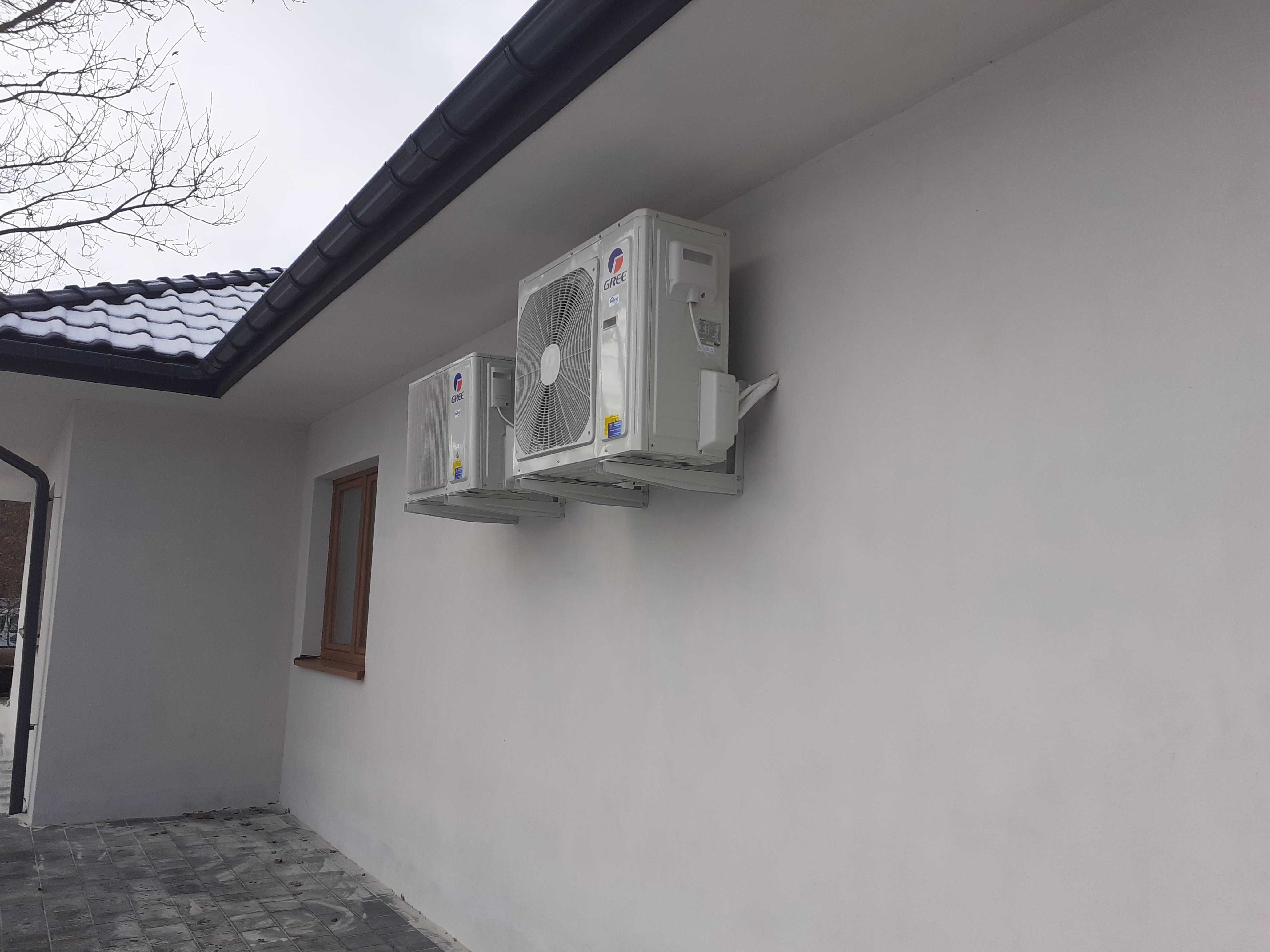 Klimatyzator grzanie i chłodzenie GREE 2,6kW . Klimatyzacja. Montaż