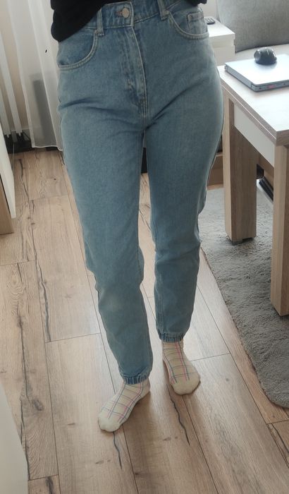 Jeansy jogger damskie cropp r. 36