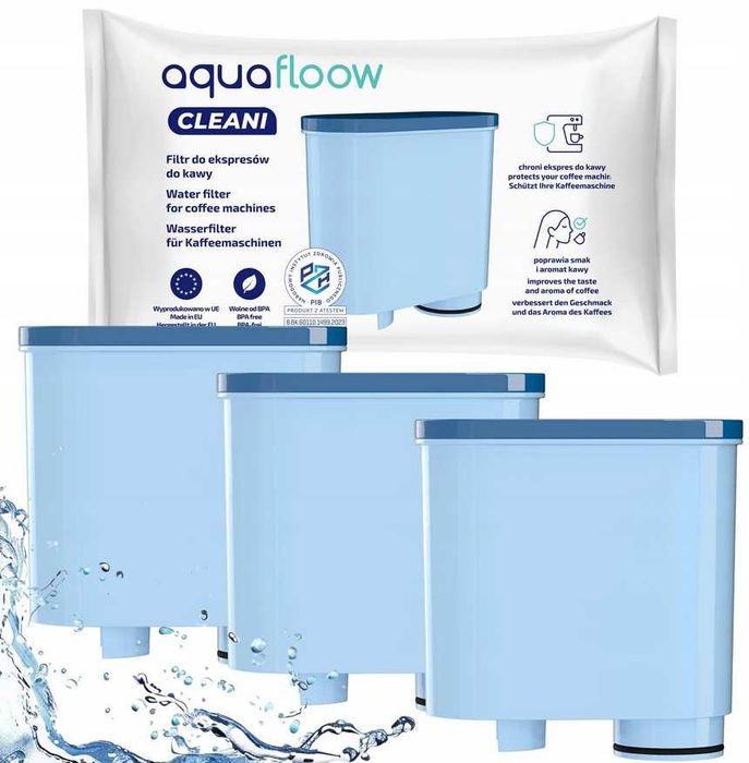 3x Filtr do ekspresu Saeco Philips Latte Go z systemem AquaClean