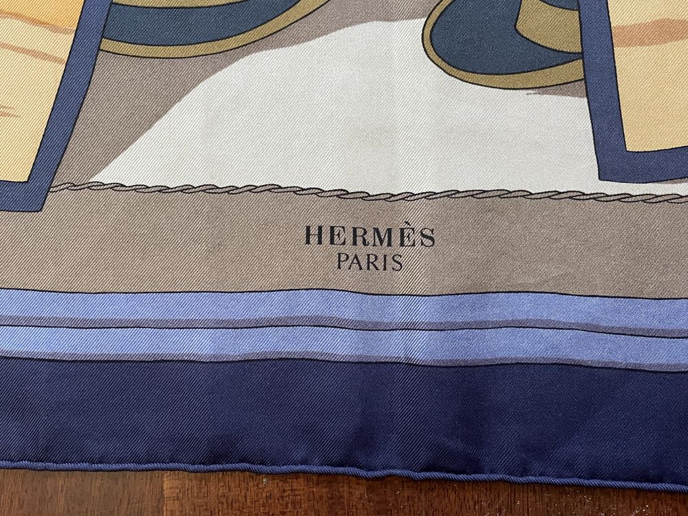 Hermes Attelage от Hugo Grygkar шелковый платок Эрме ( Гермес)
