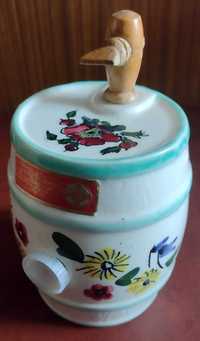 Pojemnik na oliwę przyprawę (vintage porcelana ręcznie malowane)