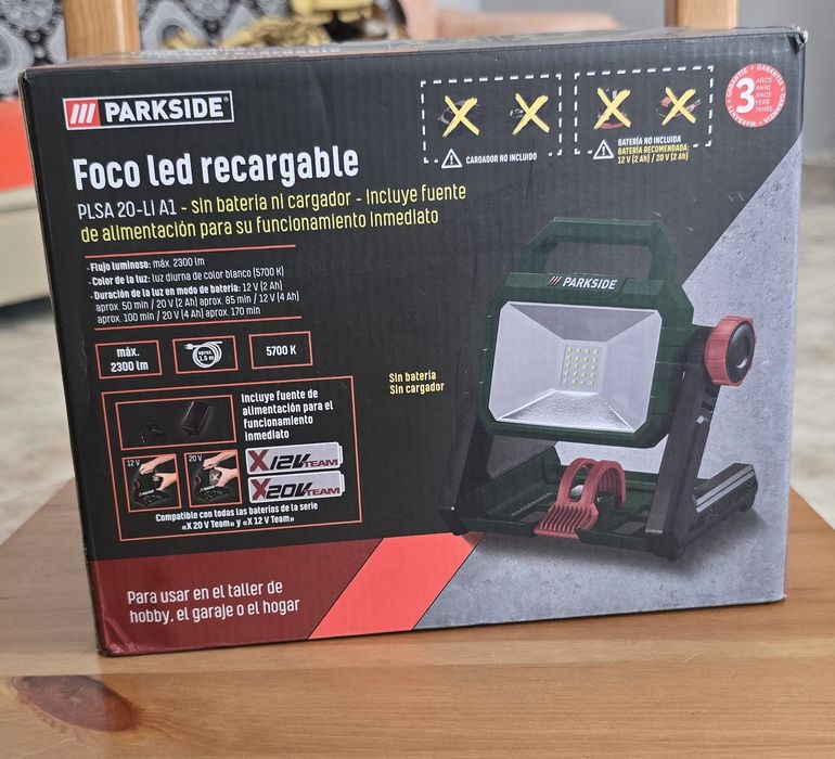 Holofote 20v parkside