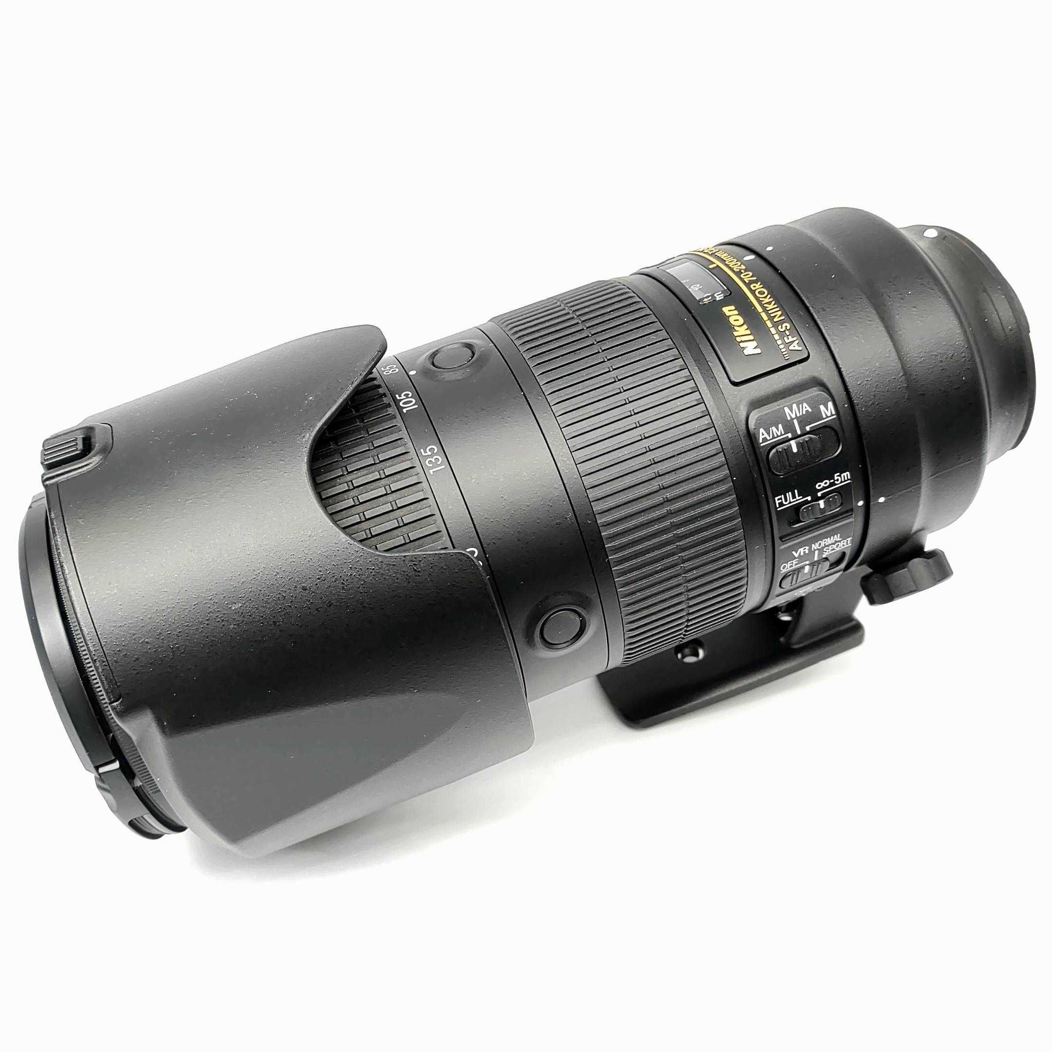 Nikon F Nikkor 70-200/2.8 AF-S E ED FL N VR Perfekcyjny stan !
