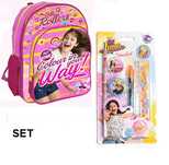 Soy Luna Mochila 39cm + Artigos papelaria 5 peças Agualva-Cacem