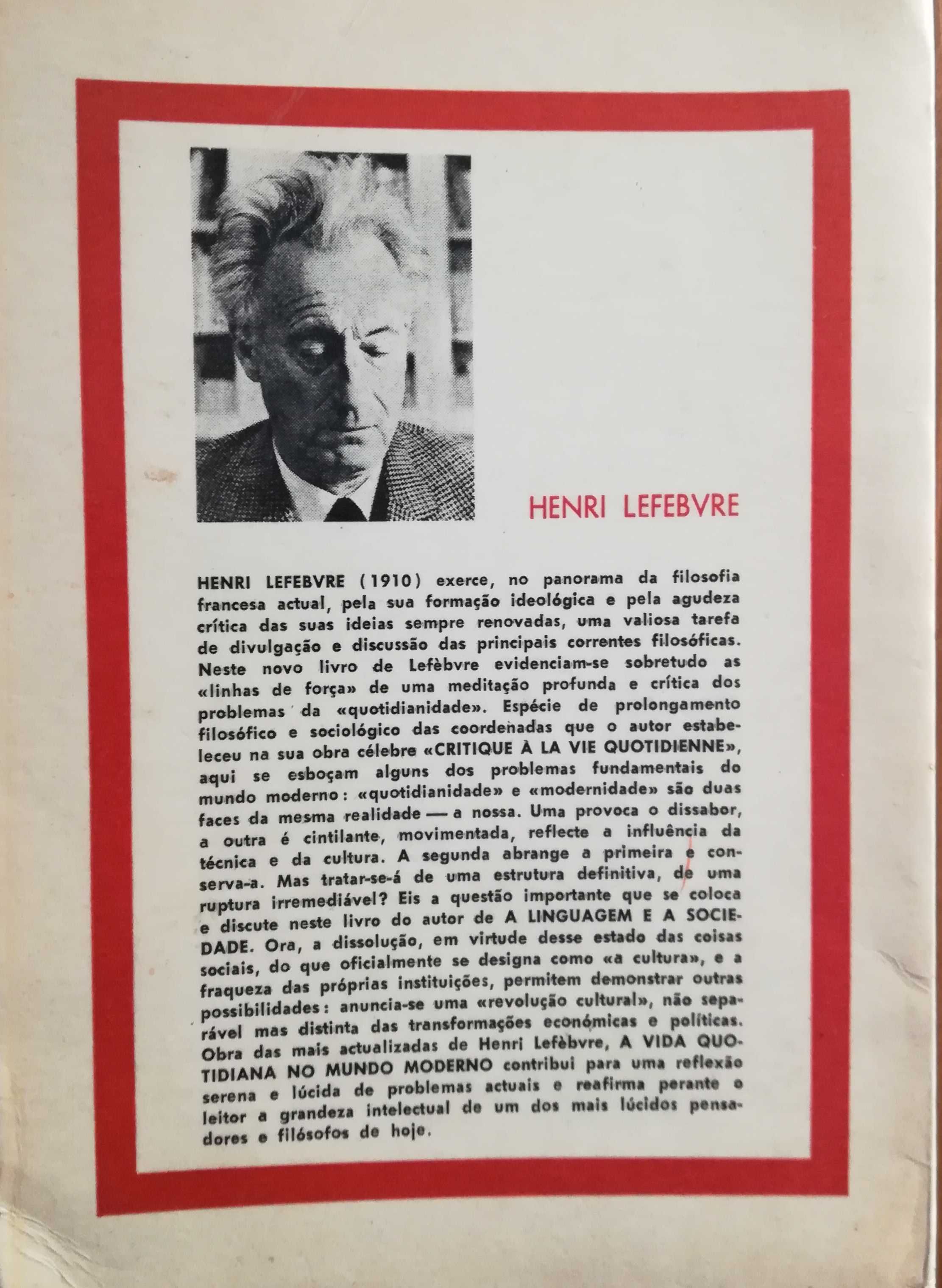 Livro - A Vida Quotidiana no Mundo Moderno - Henri Lefébvre