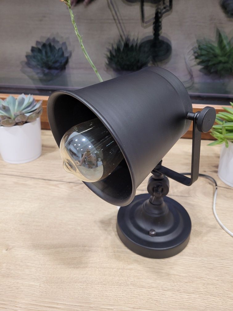 Lampa kinkiet loft vintage retro Cosmolight DETROIT W01758BK