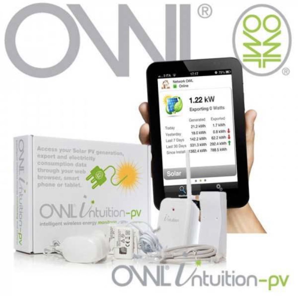 Monitor de consumo eléctrico: OWL Intuition PV + Cabo Y