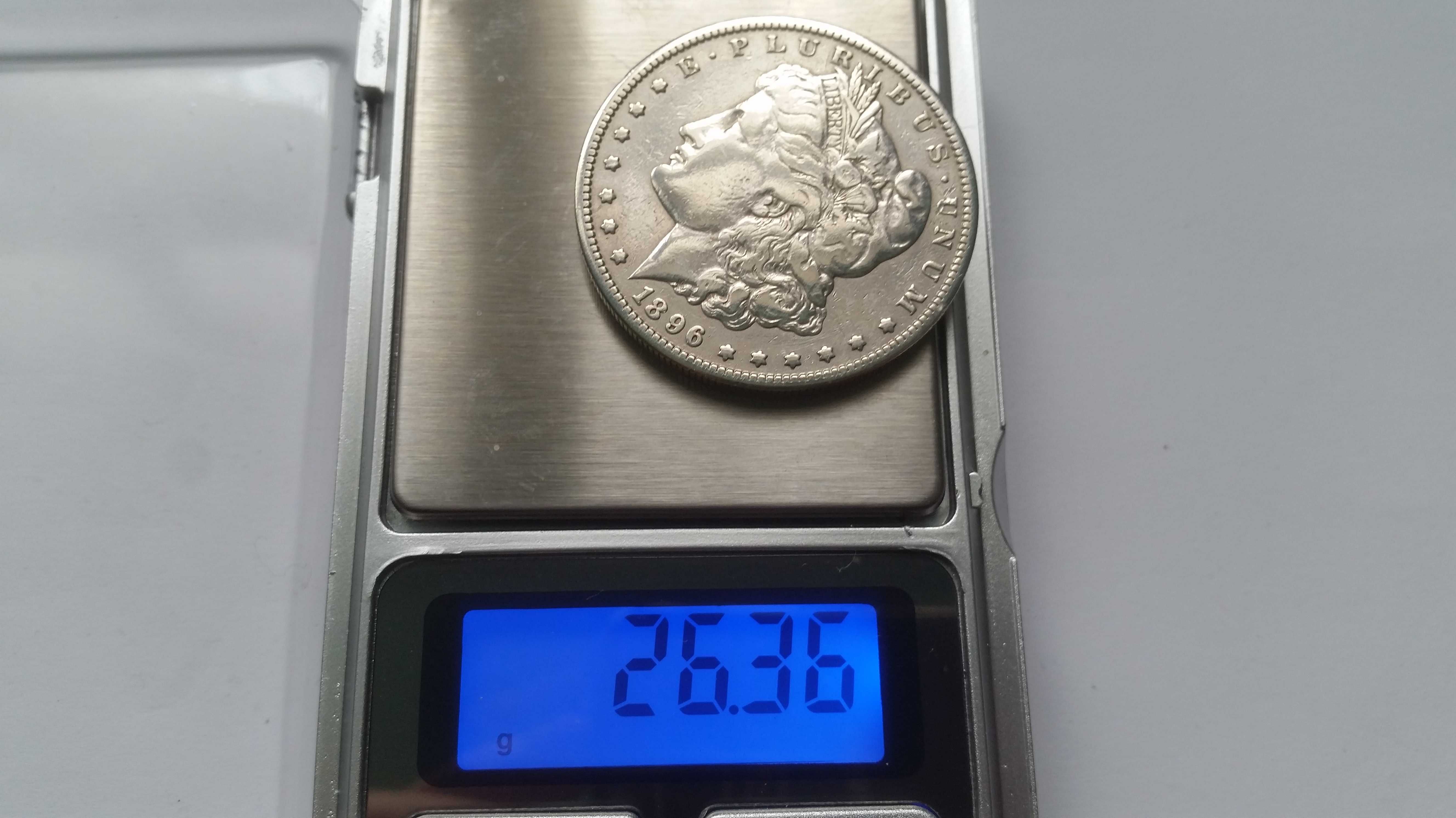 1 DOLAR 1896 San Francisco-rzadka, niedostępna moneta 1,4% na NUMISTA!