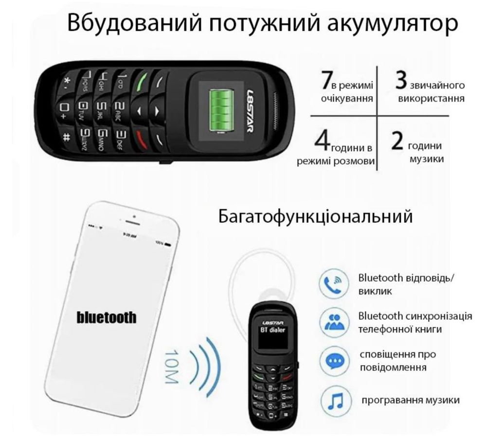 Телефон L8star BM70 mini
