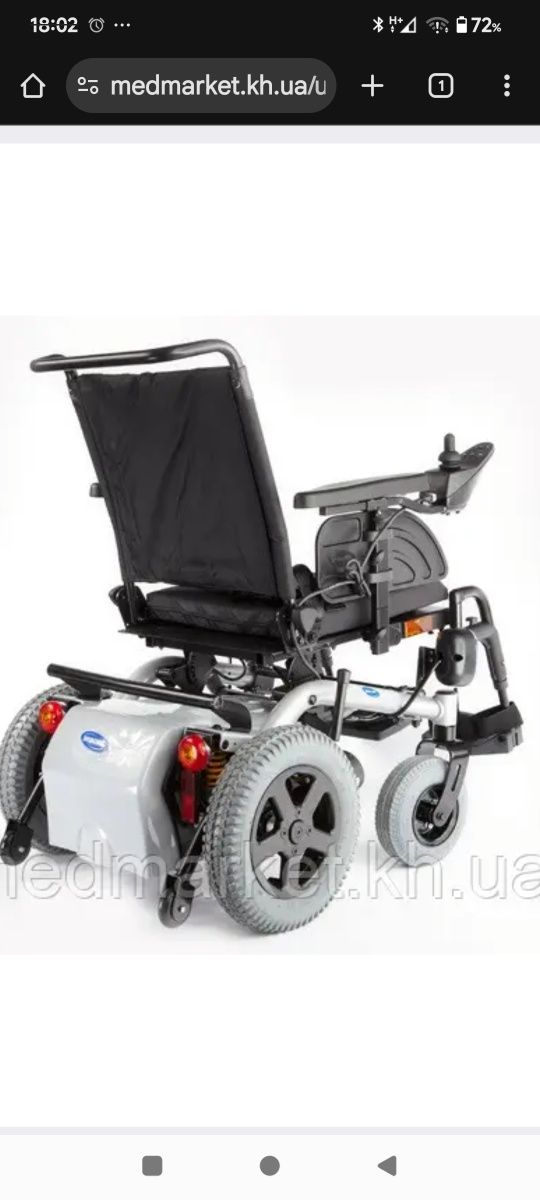 Коляска з електроприводом Stream Invacare