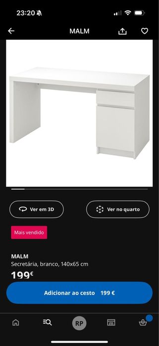 Secretária  do Ikea