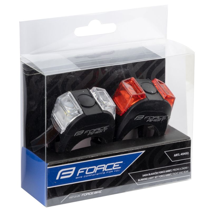 Zestaw Lampek Rowerowych Led Force Ambit
