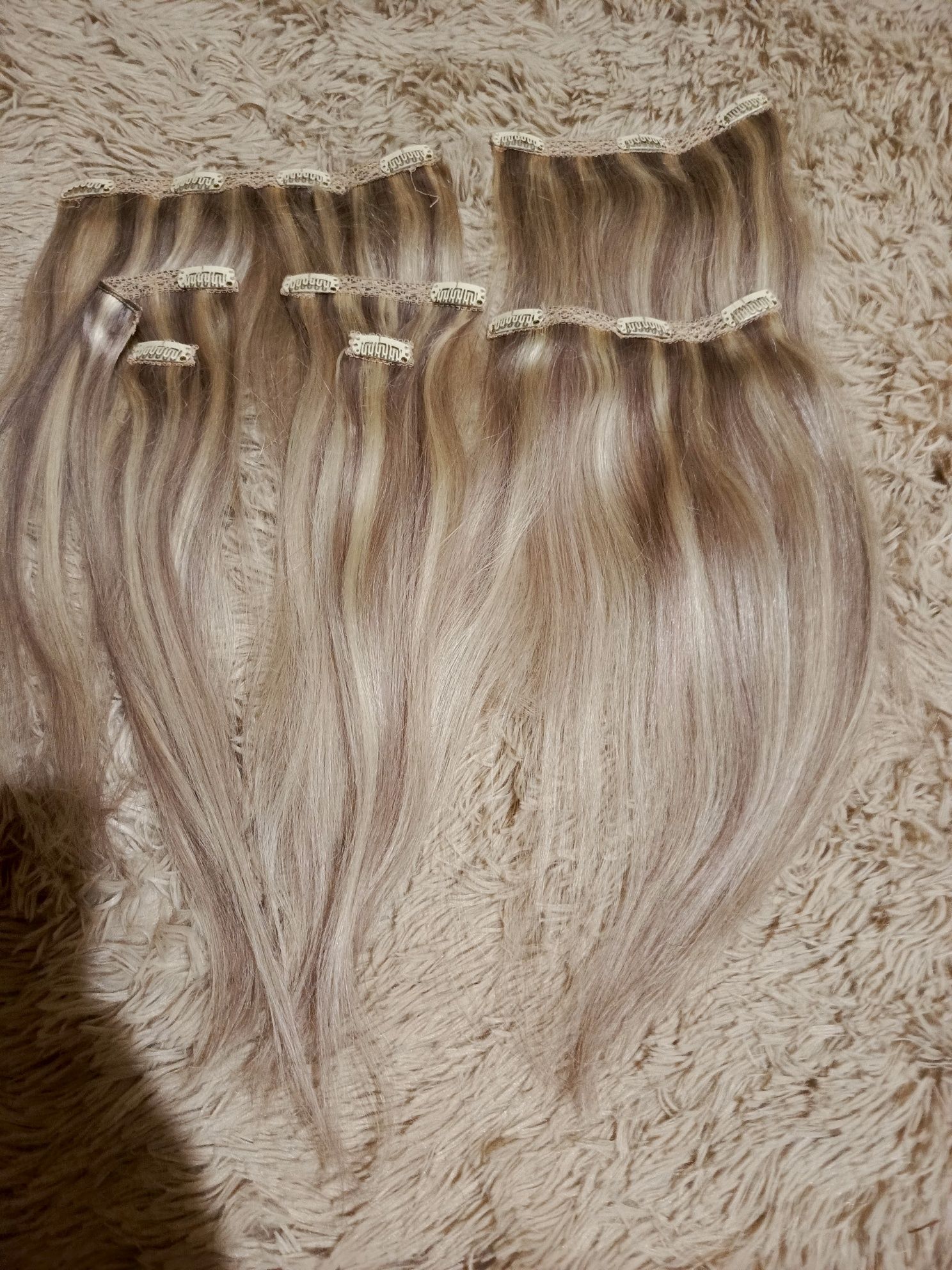 Włosy naturalne blond baleyage