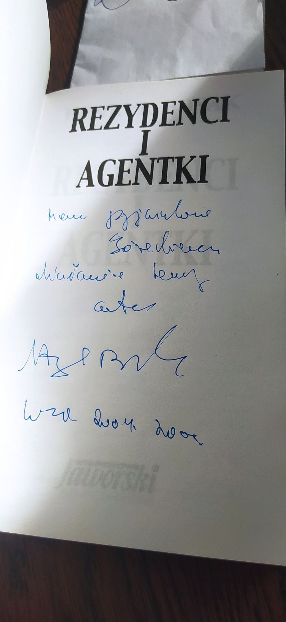 Henryk Bosak Rezydenci I Agentki Autograf!