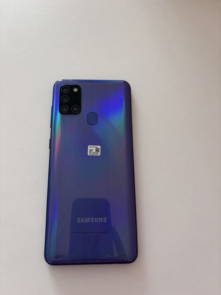Smartfon Samsung Galaxy A21s 3 GB / 32 GB 4G kolor fioletowy.
