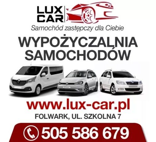 Wynajem samochodów 5-cio i 9-cio osobowych