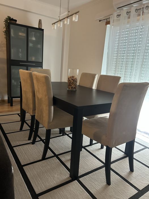 2 Tapetes desenho BROADWAY  BRANCO/PRETO