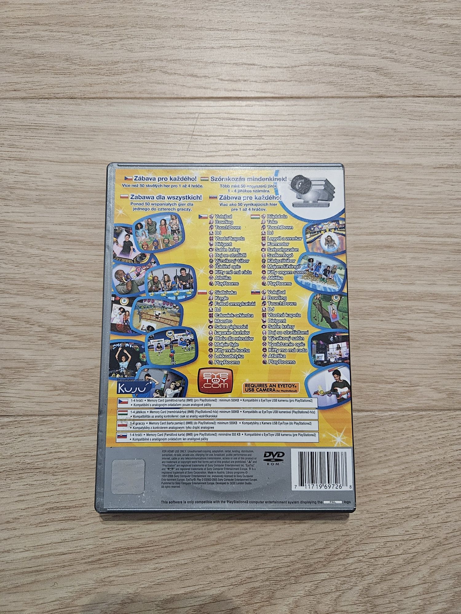 Kamera PS2 PlayStation EyeToy + Gra PlayStation 2 EYETOY Play 3