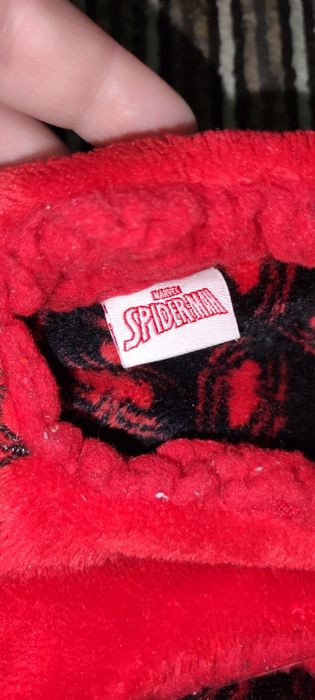 Тапочки дитячі стелька 16,5 см тапки капці плюшеві Spiderman