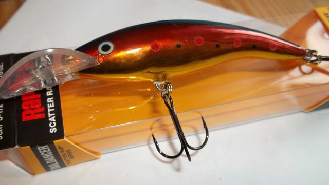 wobler RAPALA scatter rap tail dancer 9cm gold of lapland NOWY