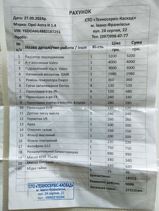 Продаж Опель Астра