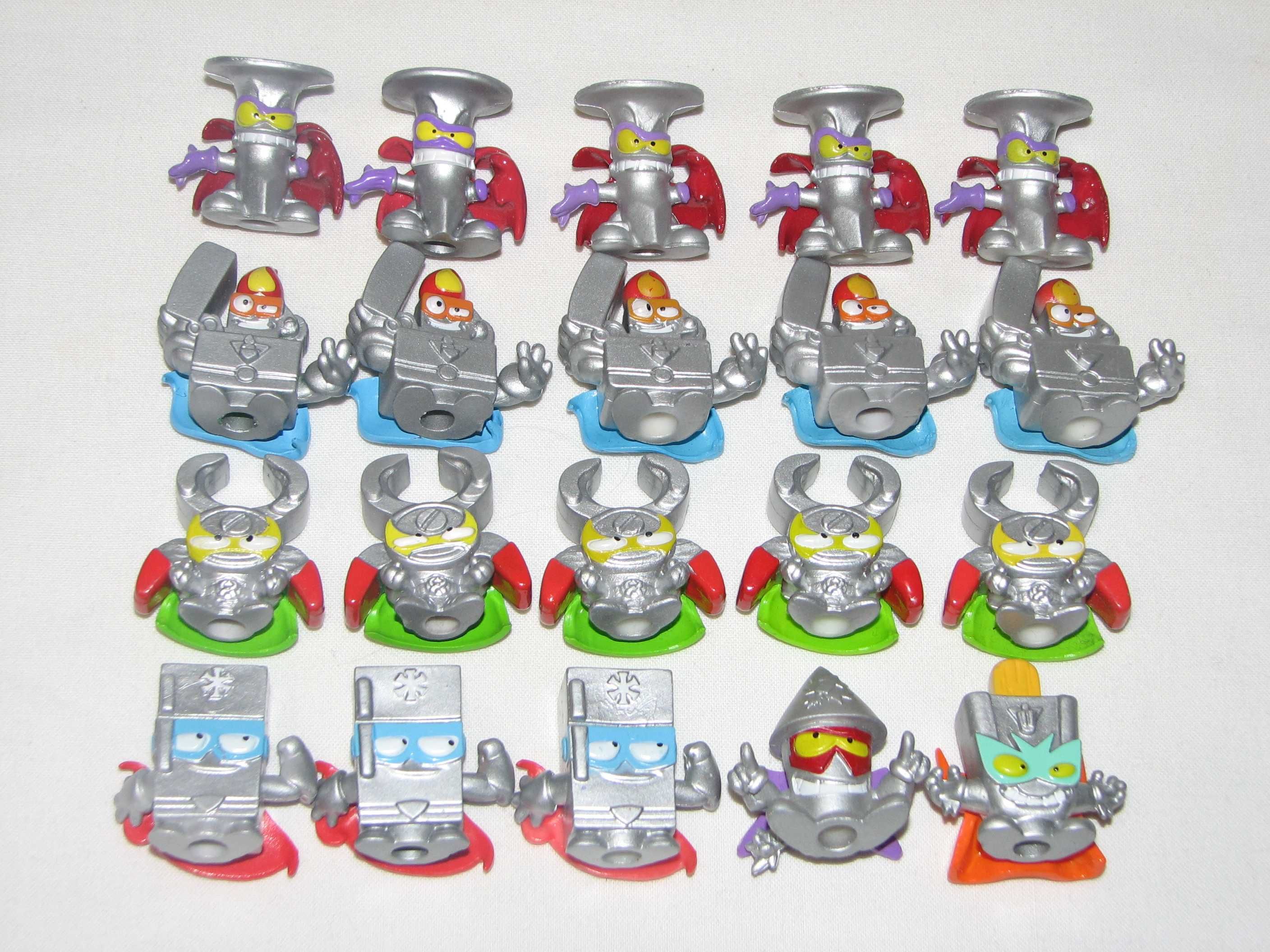 Srebrne figurki Super Zings - seria 4 wszystkie rodzaje