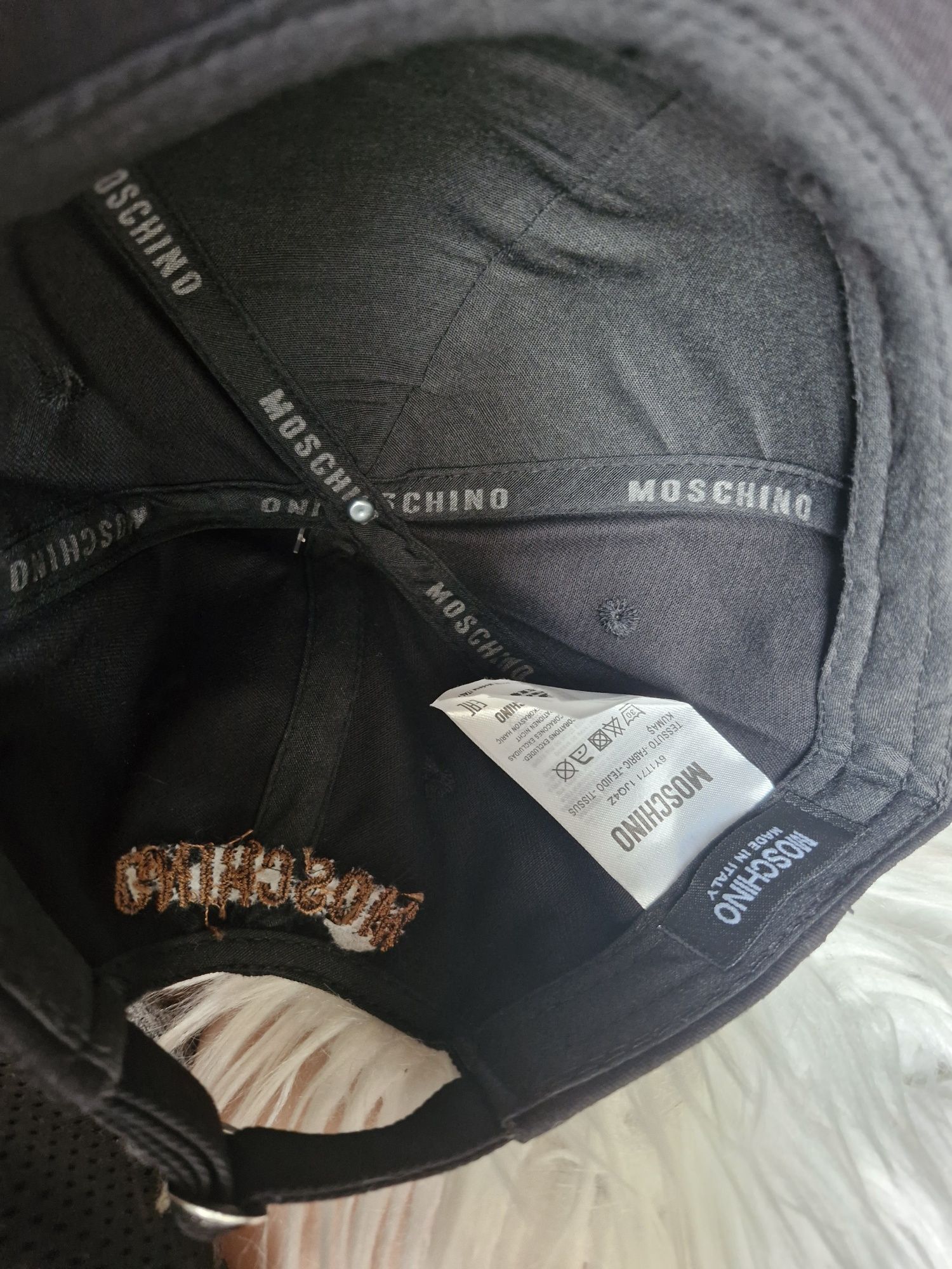 Nowa męska damska czapka z daszkiem kaszkietowka mis moschino one size