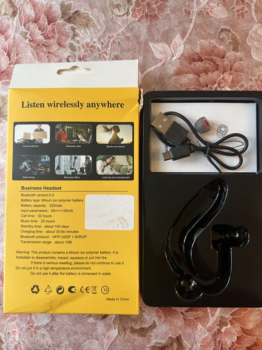 Блютуз гарнітура