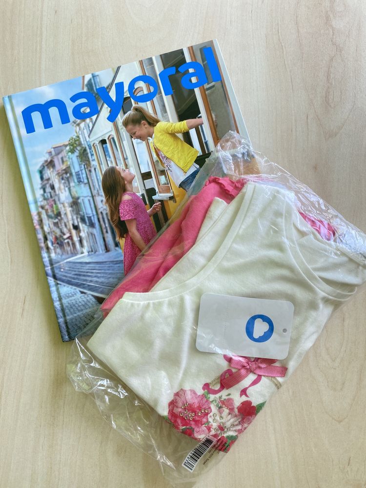 Новий комплект футболка і болеро Mayoral на дівчинку 9 років, 134