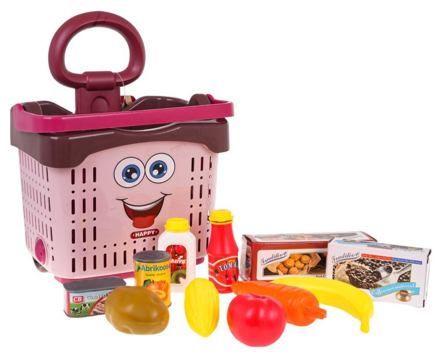 Wózek Sklepowy + Akcesoria Czerwony