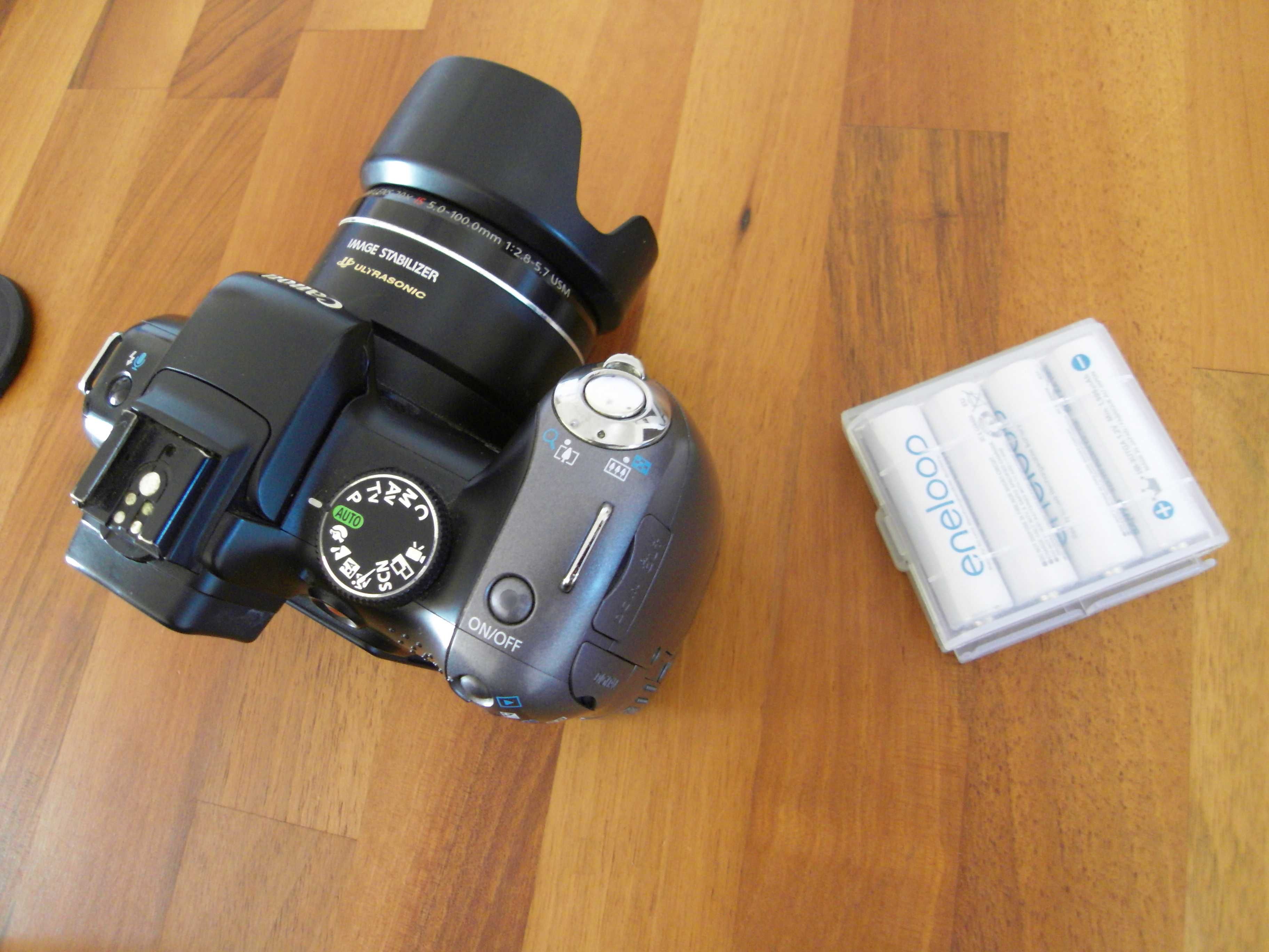 Bridgecamera Canon POWER SHOT 10 IS com 32GB e dois sets de baterias