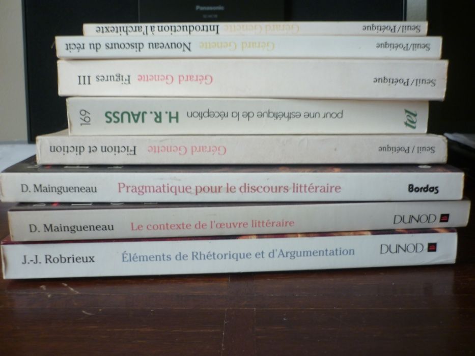 retórica, argumentação, pragmática, Todorov, Genette, Jauss, Barthes