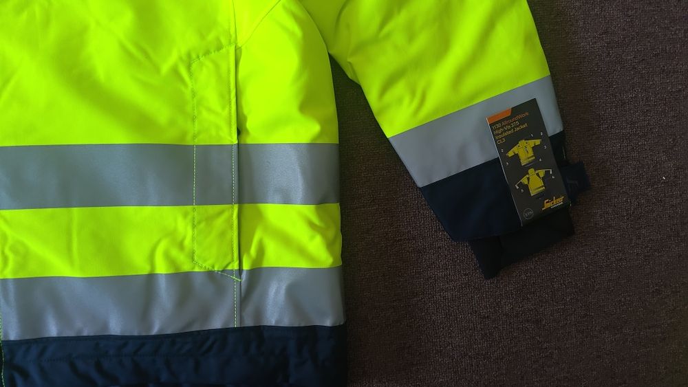 1130 Snickers AllroundWork XXL Hi- Vis 37,5 kurtka ocieplana robocza H