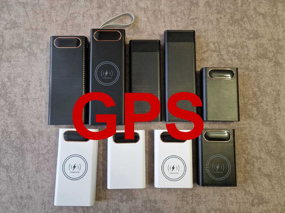 Повербанк три в одном GPS трекер фонарик 20000mAh беспроводная зарядка